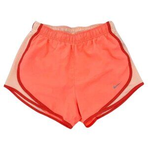 Nike Womens Athletic Dri-Fit Pull On Shorts with Lining Salmon Pink Size S